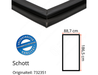 Schott Türdichtung 186,5 x 88,7 cm Ersatzteil: 732351