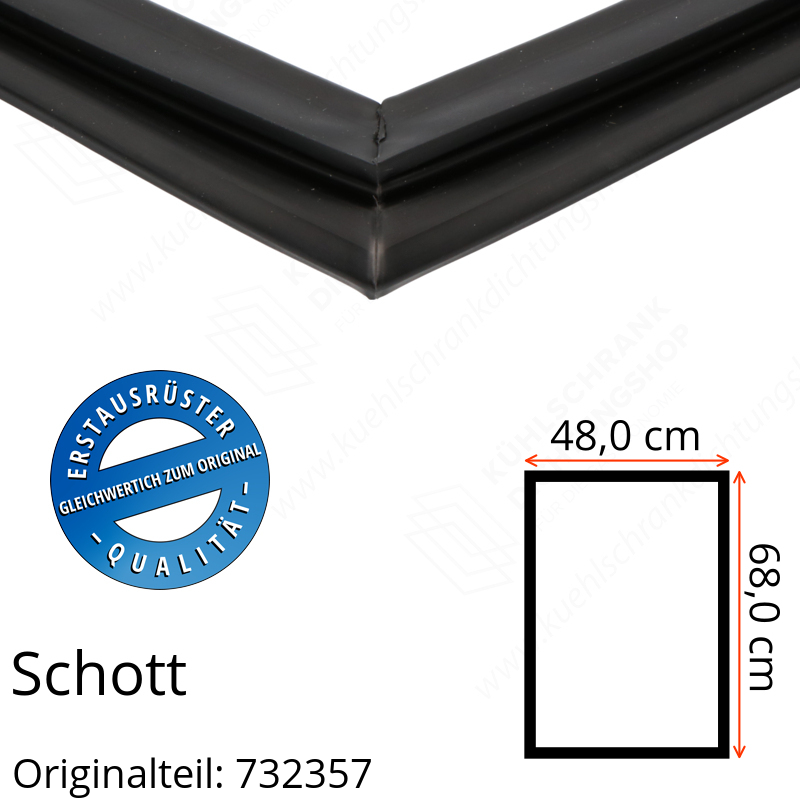 Schott Türdichtung 68,0 x 48,0 cm Ersatzteil: 732357