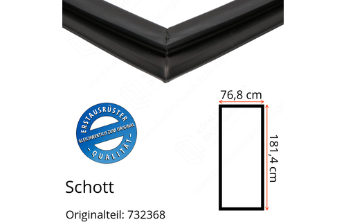 Schott Türdichtung 181,4 x 76,8 cm Ersatzteil: 732368