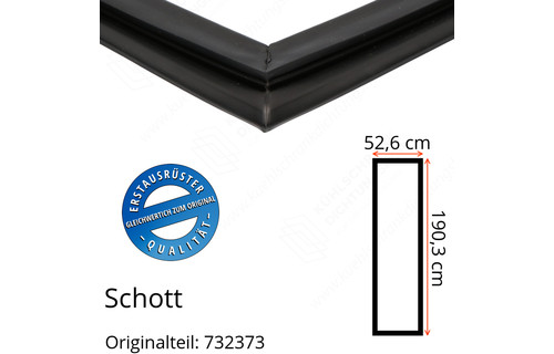Schott Türdichtung 190,3 x 52,6 cm Ersatzteil: 732373