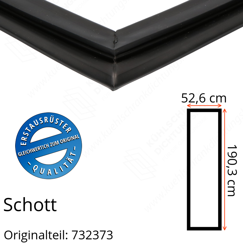 Schott Türdichtung 190,3 x 52,6 cm Ersatzteil: 732373