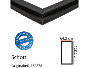 Schott Türdichtung 128,2 x 64,2 cm Ersatzteil: 732378