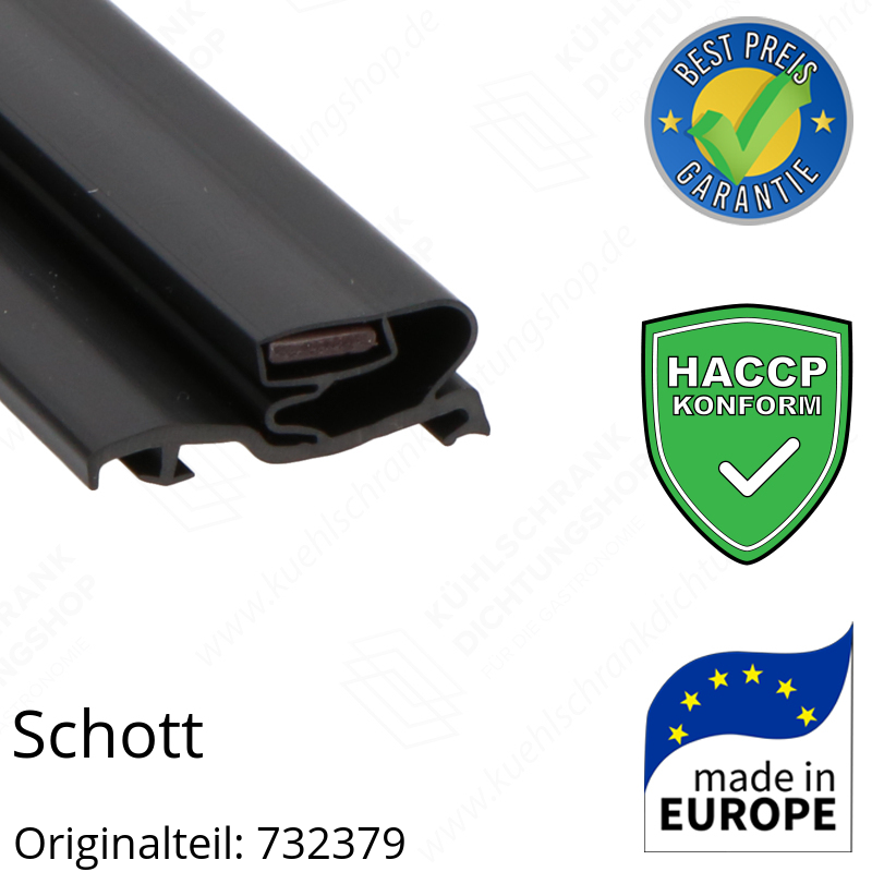 Schott Türdichtung 128,2 x 64,2 cm Ersatzteil: 732379