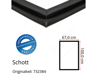 Schott Türdichtung 100,0 x 67,0 cm Ersatzteil: 732384