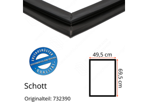 Schott Türdichtung 69,5 x 49,5 cm Ersatzteil: 732390