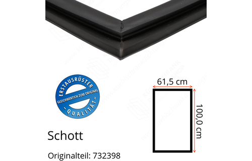 Schott Türdichtung 100,0 x 61,5 cm Ersatzteil: 732398