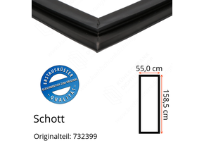 Schott Türdichtung 158,5 x 55,0 cm Ersatzteil: 732399
