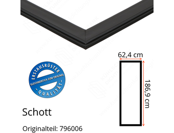 Schott Türdichtung 186,9 x 62,4 cm Ersatzteil: 796006