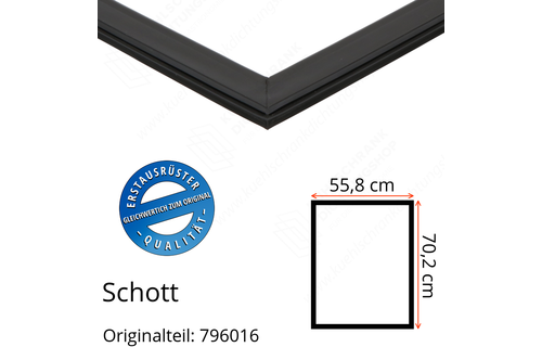 Schott Türdichtung 70,2 x 55,8 cm Ersatzteil: 796016