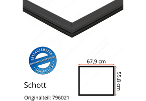 Schott Türdichtung 55,8 x 67,9 cm Ersatzteil: 796021