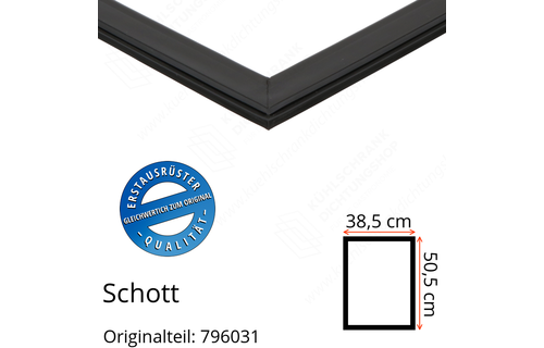 Schott Türdichtung 50,5 x 38,5 cm Ersatzteil: 796031