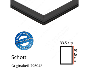 Schott Türdichtung 51,5 x 33,5 cm Ersatzteil: 796042