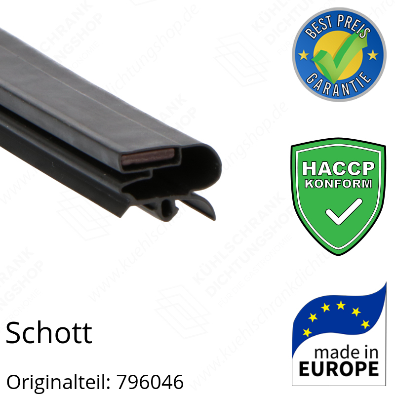 Schott Türdichtung 117,6 x 57,2 cm Ersatzteil: 796046