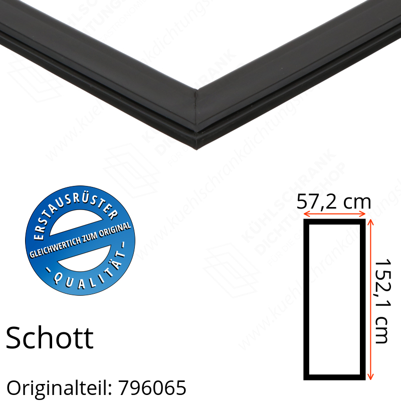 Schott Türdichtung 152,1 x 57,2 cm Ersatzteil: 796065