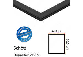 Schott Türdichtung 66,5 x 54,9 cm Ersatzteil: 796072