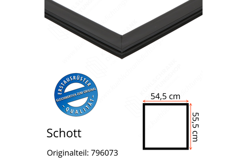 Schott Türdichtung 55,5 x 54,5 cm Ersatzteil: 796073