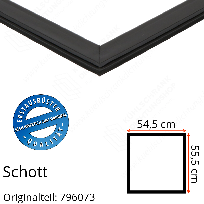 Schott Türdichtung 55,5 x 54,5 cm Ersatzteil: 796073