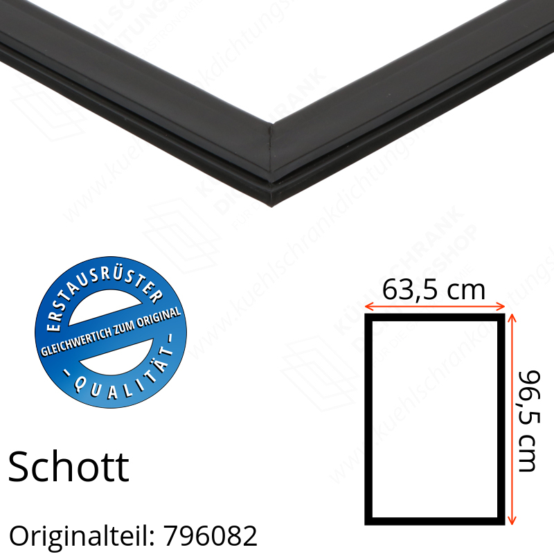 Schott Türdichtung 96,5 x 63,5 cm Ersatzteil: 796082