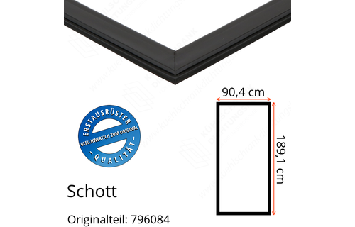 Schott Türdichtung 189,1 x 90,4 cm Ersatzteil: 796084