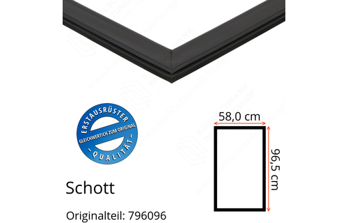 Schott Türdichtung 96,5 x 58,0 cm Ersatzteil: 796096