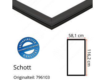 Schott Türdichtung 116,2 x 58,1 cm Ersatzteil: 796103