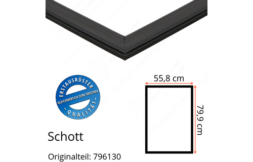 Schott Türdichtung 79,9 x 55,8 cm Ersatzteil: 796130