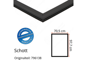 Schott Türdichtung 97,7 x 70,5 cm Ersatzteil: 796138
