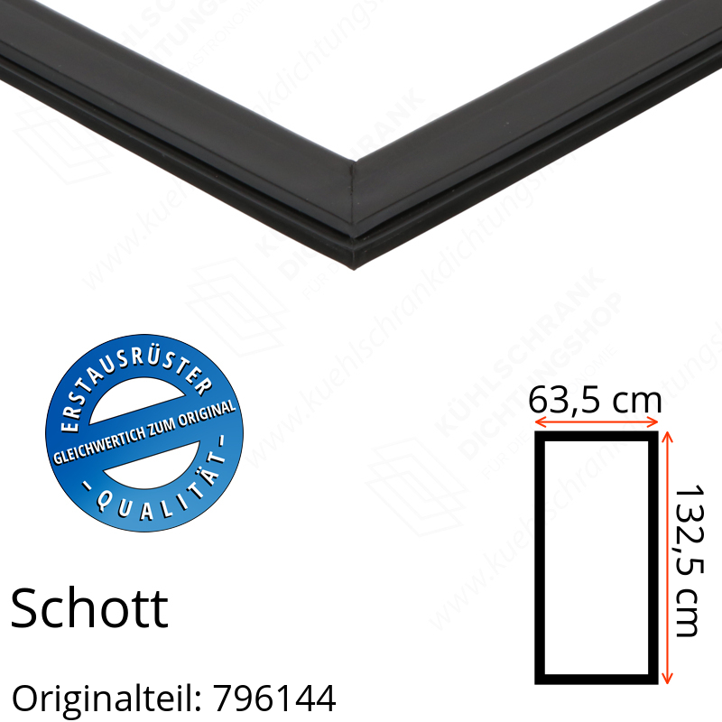 Schott Türdichtung 132,5 x 63,5 cm Ersatzteil: 796144