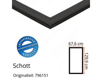 Schott Türdichtung 129,9 x 67,6 cm Ersatzteil: 796151