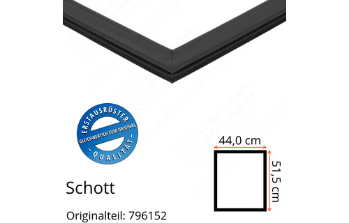 Schott Türdichtung 51,5 x 44,0 cm Ersatzteil: 796152