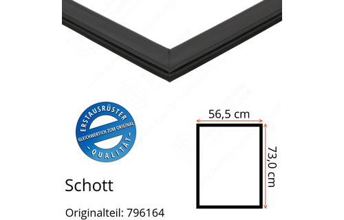 Schott Türdichtung 73,0 x 56,5 cm Ersatzteil: 796164