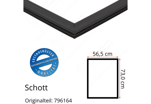 Schott Türdichtung 73,0 x 56,5 cm Ersatzteil: 796164
