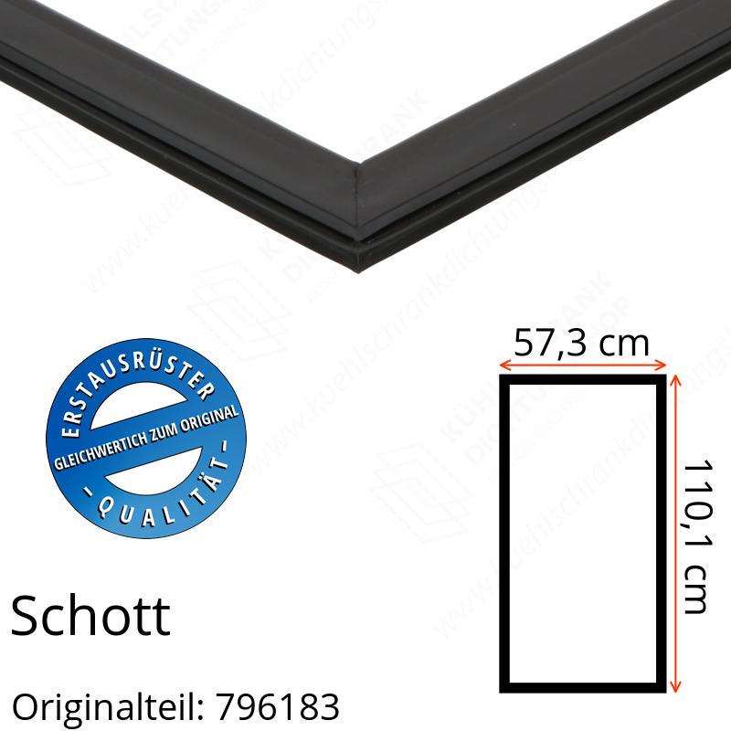 Schott Türdichtung 110,1 x 57,3 cm Ersatzteil: 796183