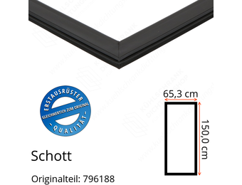 Schott Türdichtung 150,0 x 65,3 cm Ersatzteil: 796188