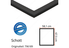 Schott Türdichtung 67,5 x 58,1 cm Ersatzteil: 796189