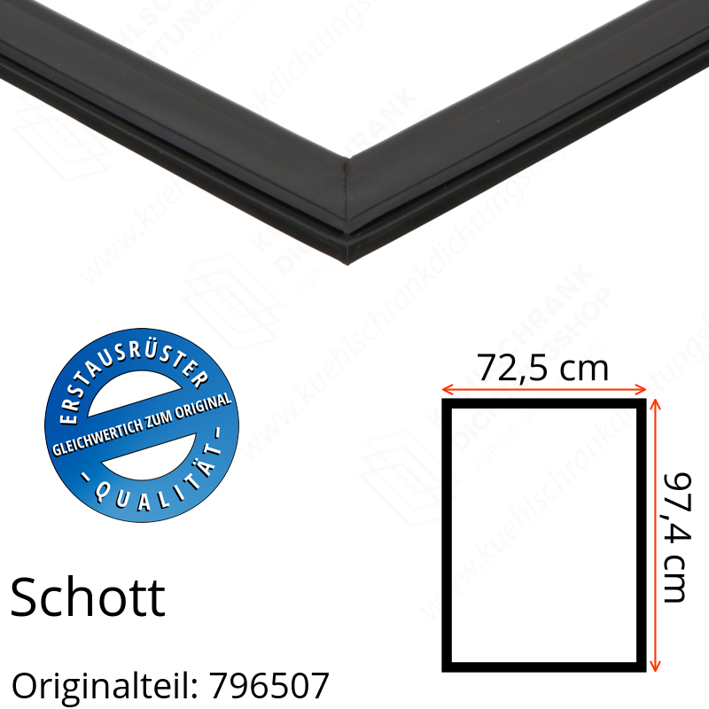 Schott Türdichtung 97,4 x 72,5 cm Ersatzteil: 796507