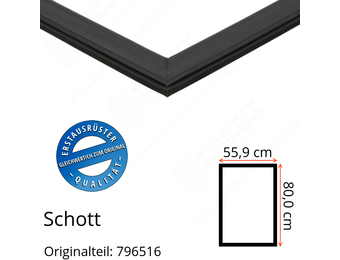 Schott Türdichtung 80,0 x 55,9 cm Ersatzteil: 796516