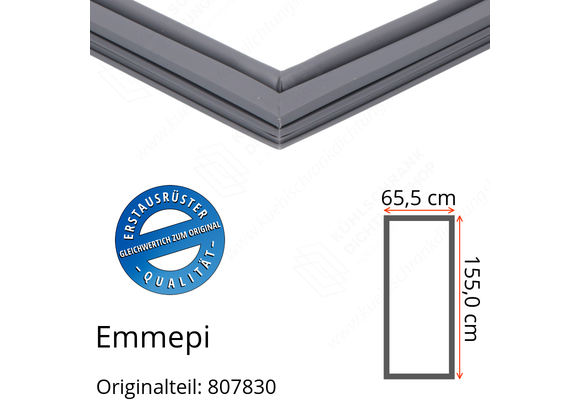 Emmepi Türdichtung 155,0 x 65,5 cm Ersatzteil: 807830