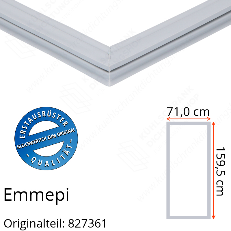 Emmepi Türdichtung 159,5 x 71,0 cm Ersatzteil: 827361