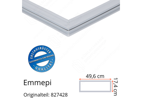 Emmepi Schubladedichtung 17,4 x 49,6 cm Ersatzteil: 827428