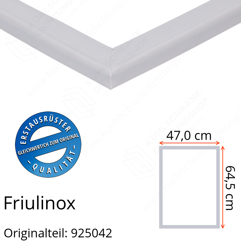Friulinox Türdichtung 64,5 x 47,0 cm Ersatzteil: 925042