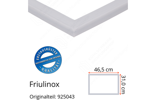 Friulinox Schubladedichtung 31,0 x 46,5 cm Ersatzteil: 925043