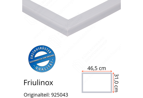 Friulinox Schubladedichtung 31,0 x 46,5 cm Ersatzteil: 925043
