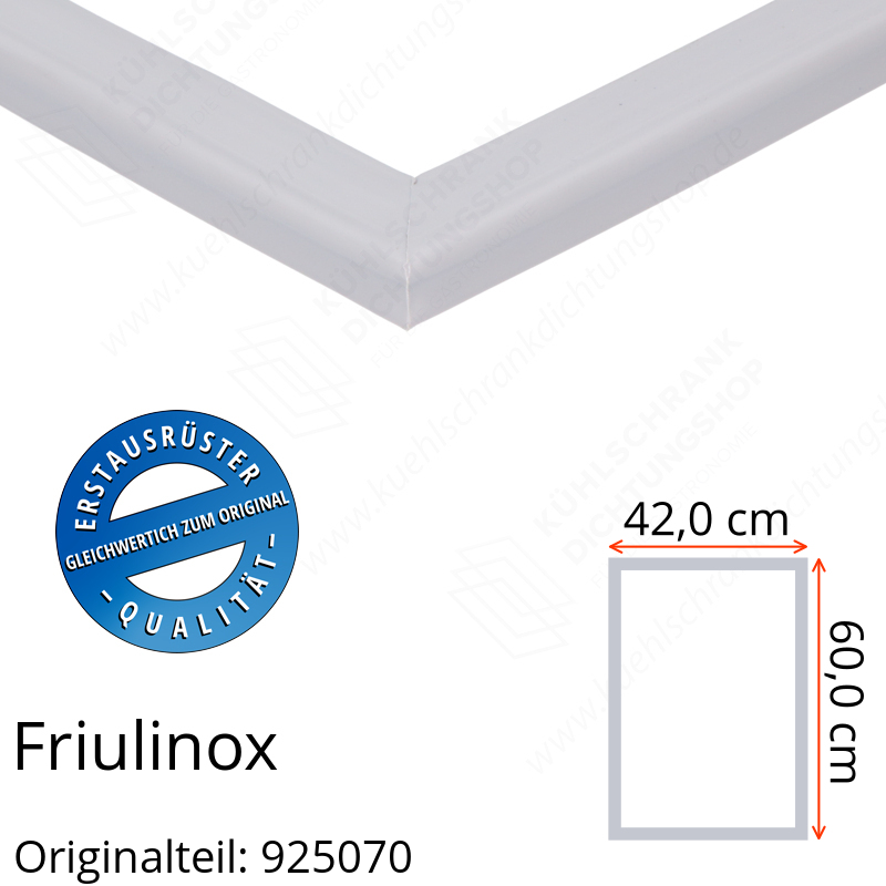 Friulinox Türdichtung 60,0 x 42,0 cm Ersatzteil: 925070