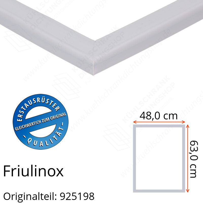 Friulinox Türdichtung 63,0 x 48,0 cm Ersatzteil: 925198