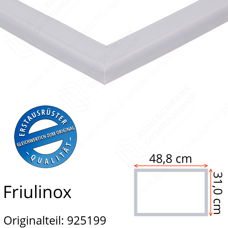 Friulinox Schubladedichtung 31,0 x 48,8 cm Ersatzteil: 925199