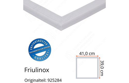 Friulinox Türdichtung 39,0 x 41,0 cm Ersatzteil: 925284