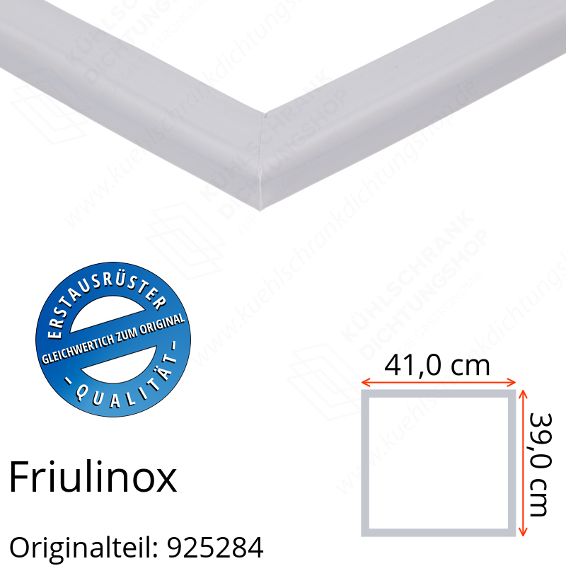Friulinox Türdichtung 39,0 x 41,0 cm Ersatzteil: 925284