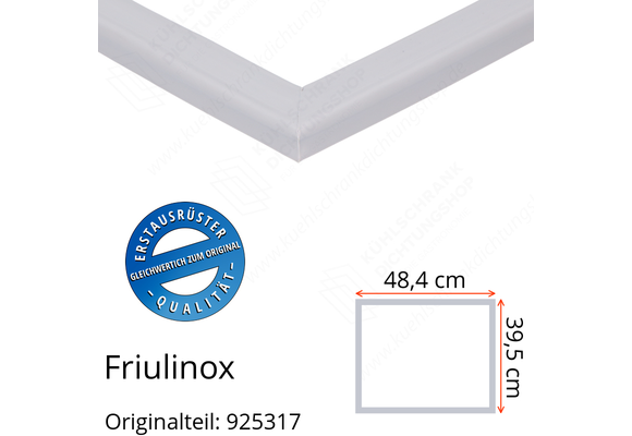 Friulinox Schubladedichtung 39,5 x 48,4 cm Ersatzteil: 925317
