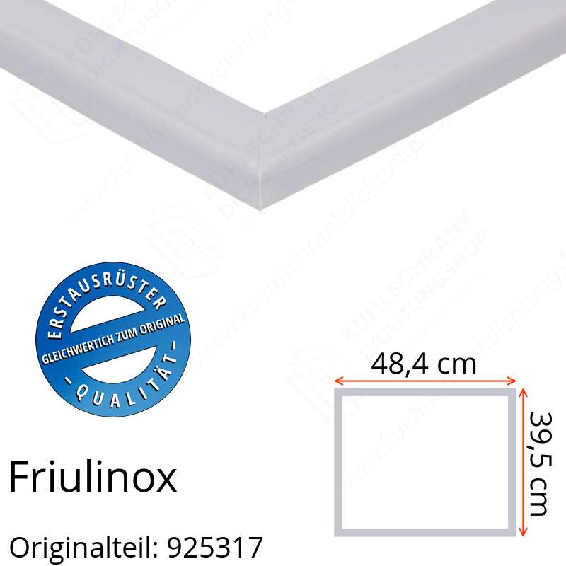 Friulinox Schubladedichtung 39,5 x 48,4 cm Ersatzteil: 925317
